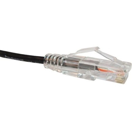 UNIRISE USA 30Ft Cat6 Clearfit Slim Patch Cable Blk CS6-30F-BLK